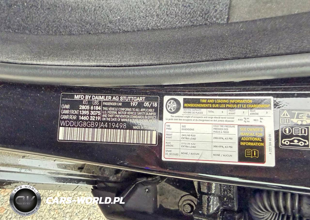 2018 Mercedes-Benz S 560 4Matic VIN:WDDUG8GB9JA419498 - 10