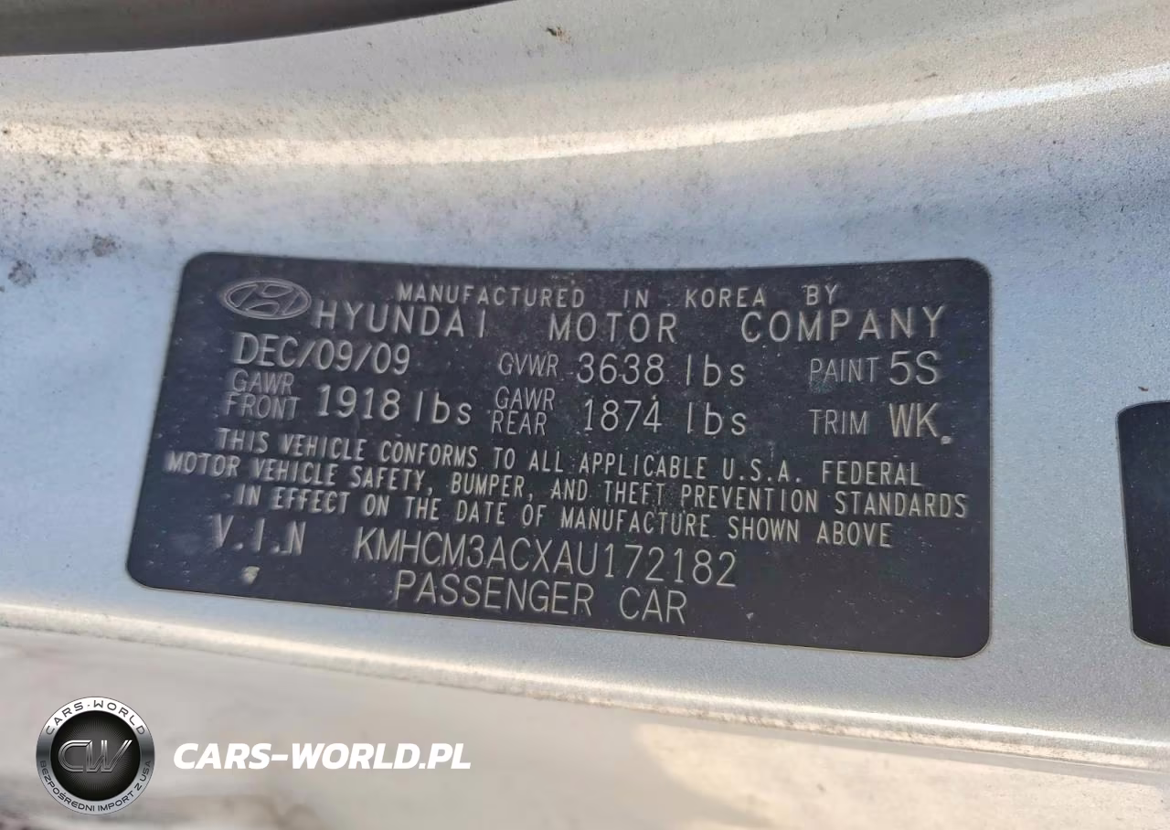 2010 Hyundai Accent Gl VIN:KMHCM3ACXAU172182 - 14