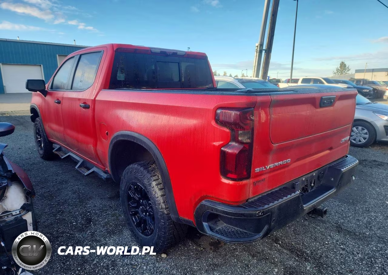 2022 Chevrolet Silverado K1500 Zr2 VIN:3GCUDHEL5NG628971 - 2