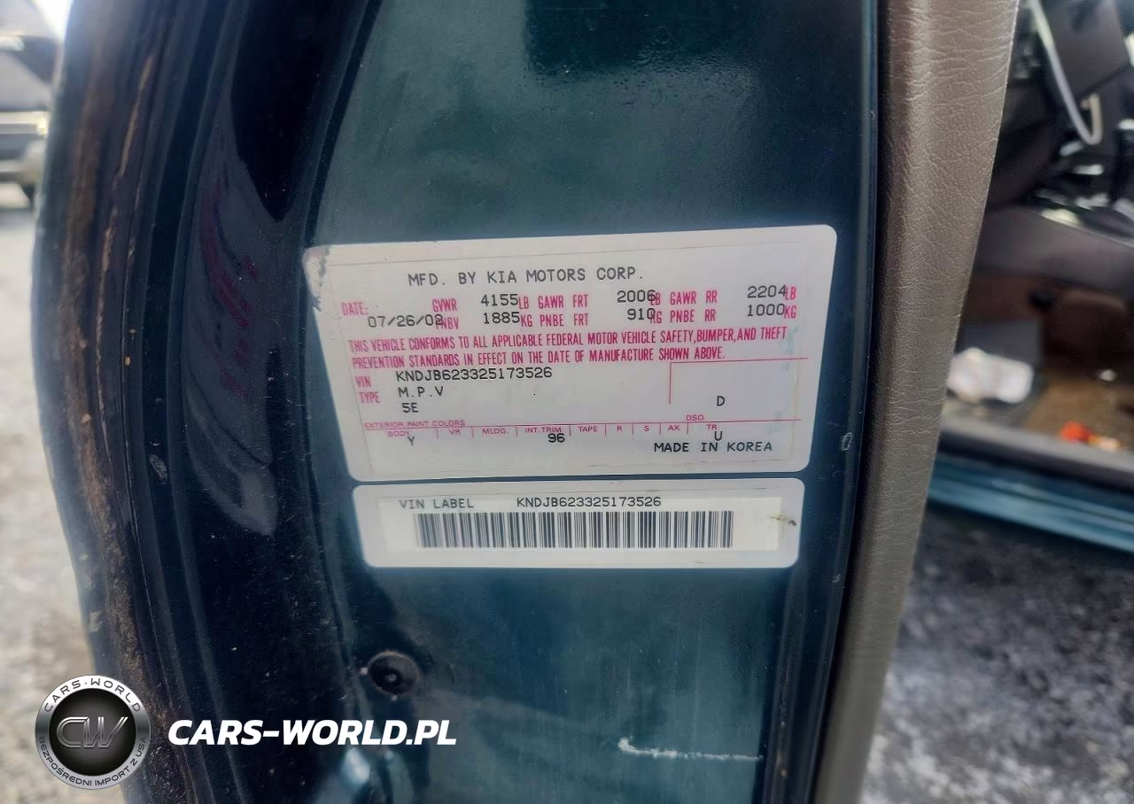 2002 Kia Sportage Base VIN:KNDJB623325173526 - 12