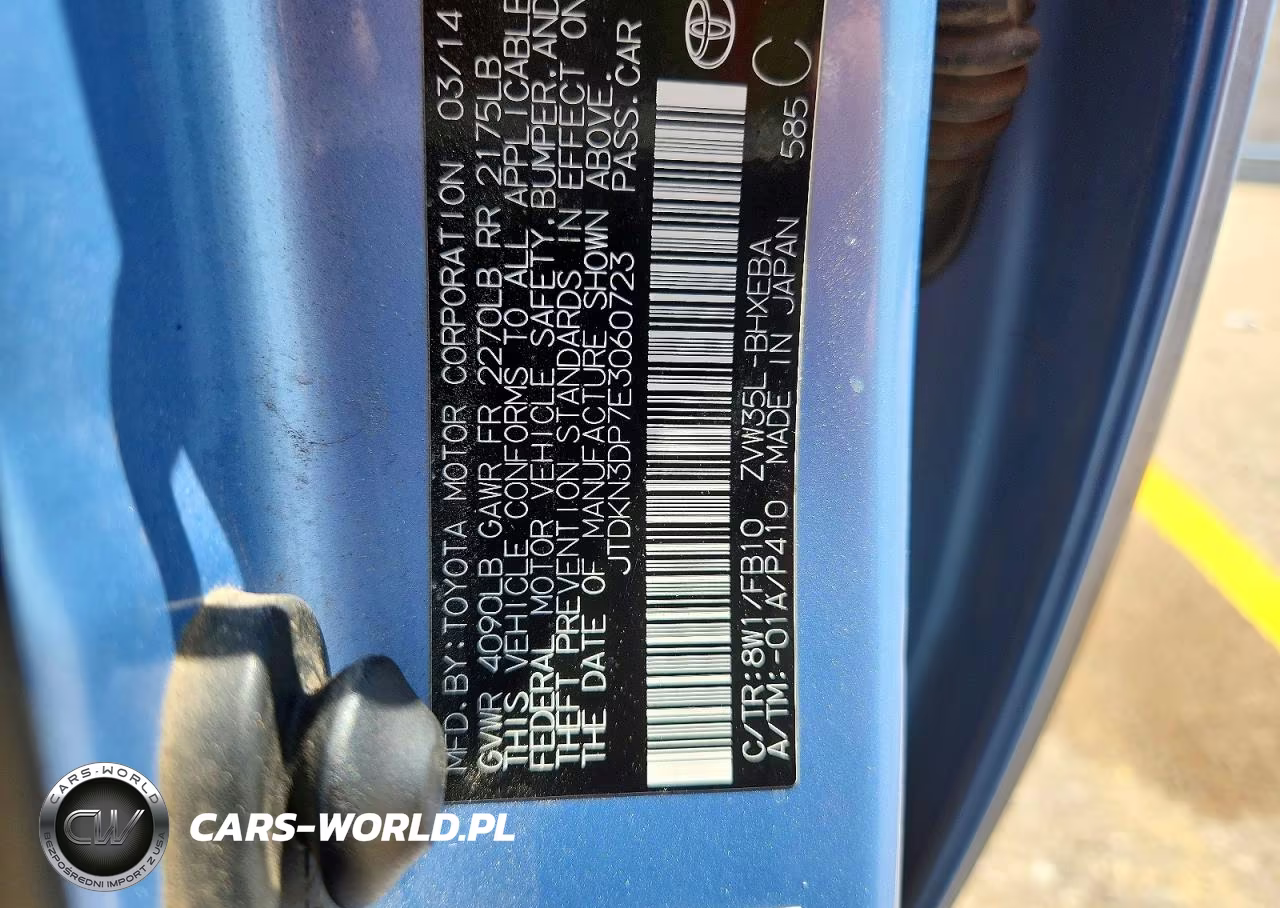 2014 Toyota Prius Plug-In Hybrid Base VIN:JTDKN3DP7E3060723 - 12