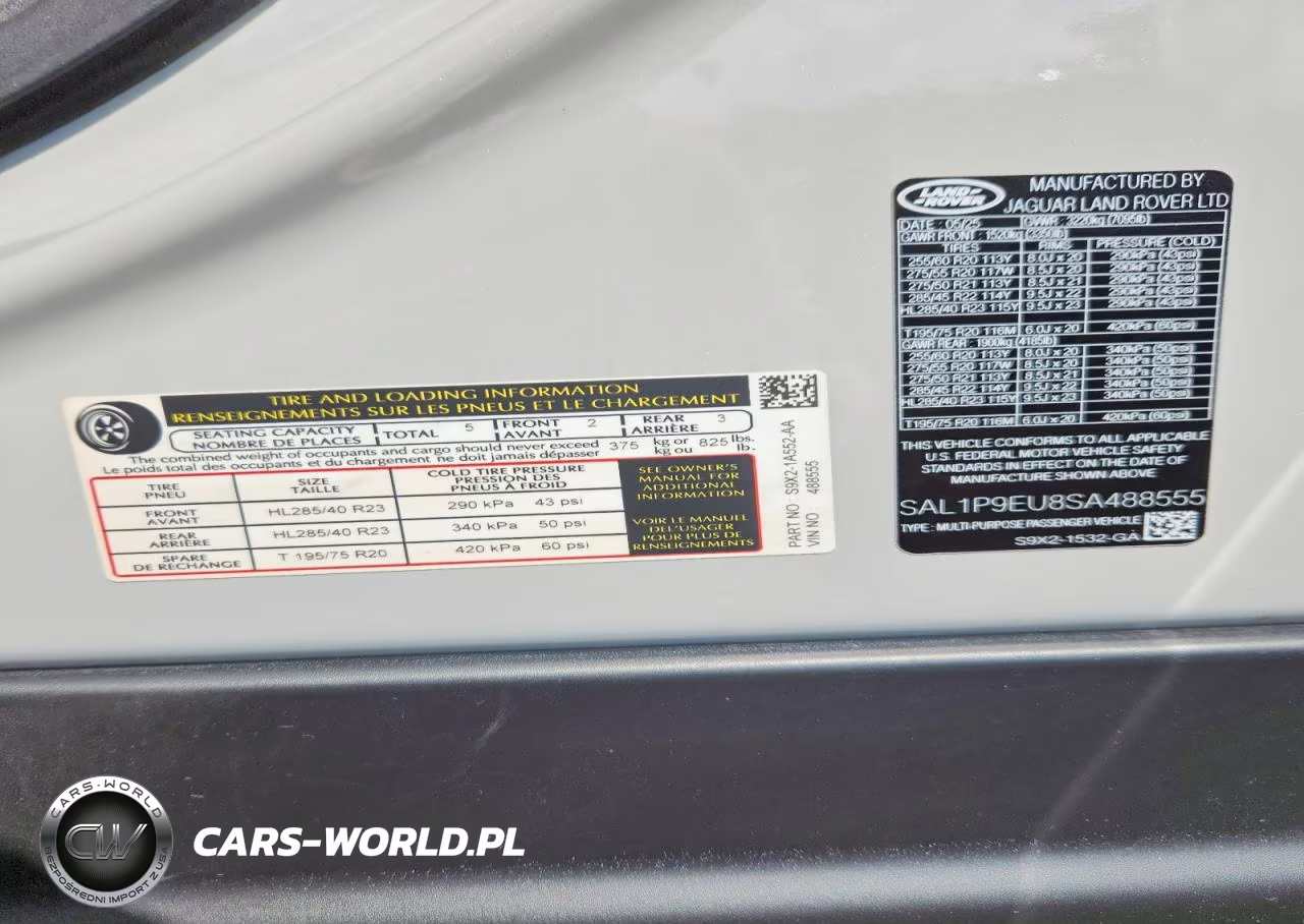 2025 Land Rover Range Rover Sport Se VIN:SAL1P9EU8SA488555 - 14