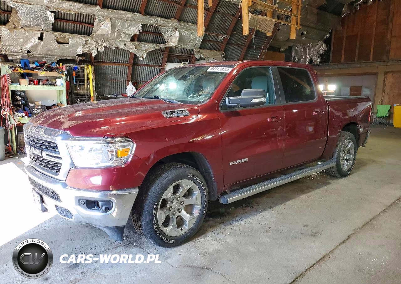 2022 Ram 1500 Big Horn-Lone Star VIN:1C6SRFFTXNN407294 - 1