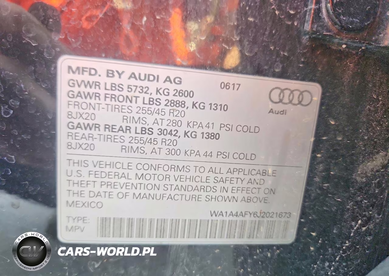 2018 Audi Sq5 Premium Plus VIN:WA1A4AFY6J2021673 - 13
