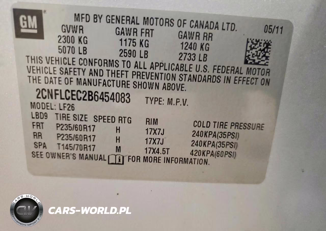 2011 Chevrolet Equinox Ls VIN:2CNFLCEC2B6454083 - 14