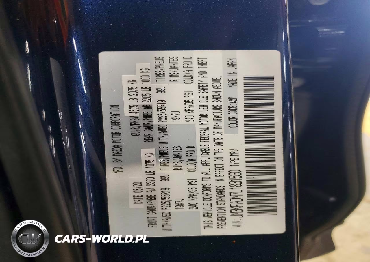 2020 Mazda Cx-5 Grand Touring VIN:JM3KFADM7L1831530 - 13