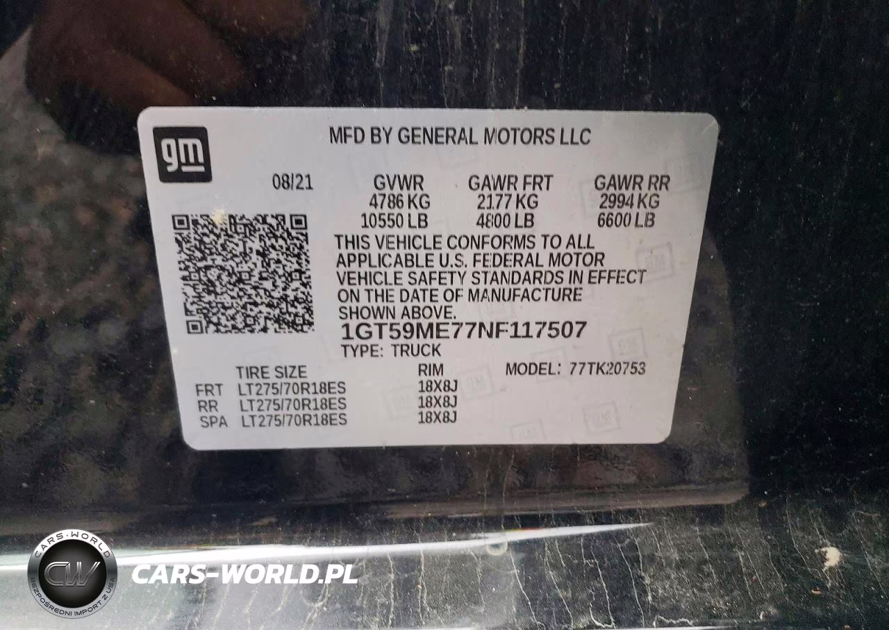 2022 GMC Sierra K2500 Sle VIN:1GT59ME77NF117507 - 12