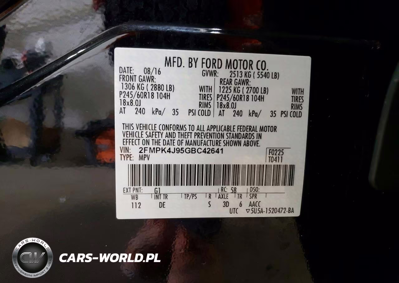 2016 Ford Edge Sel VIN:2FMPK4J95GBC42641 - 13