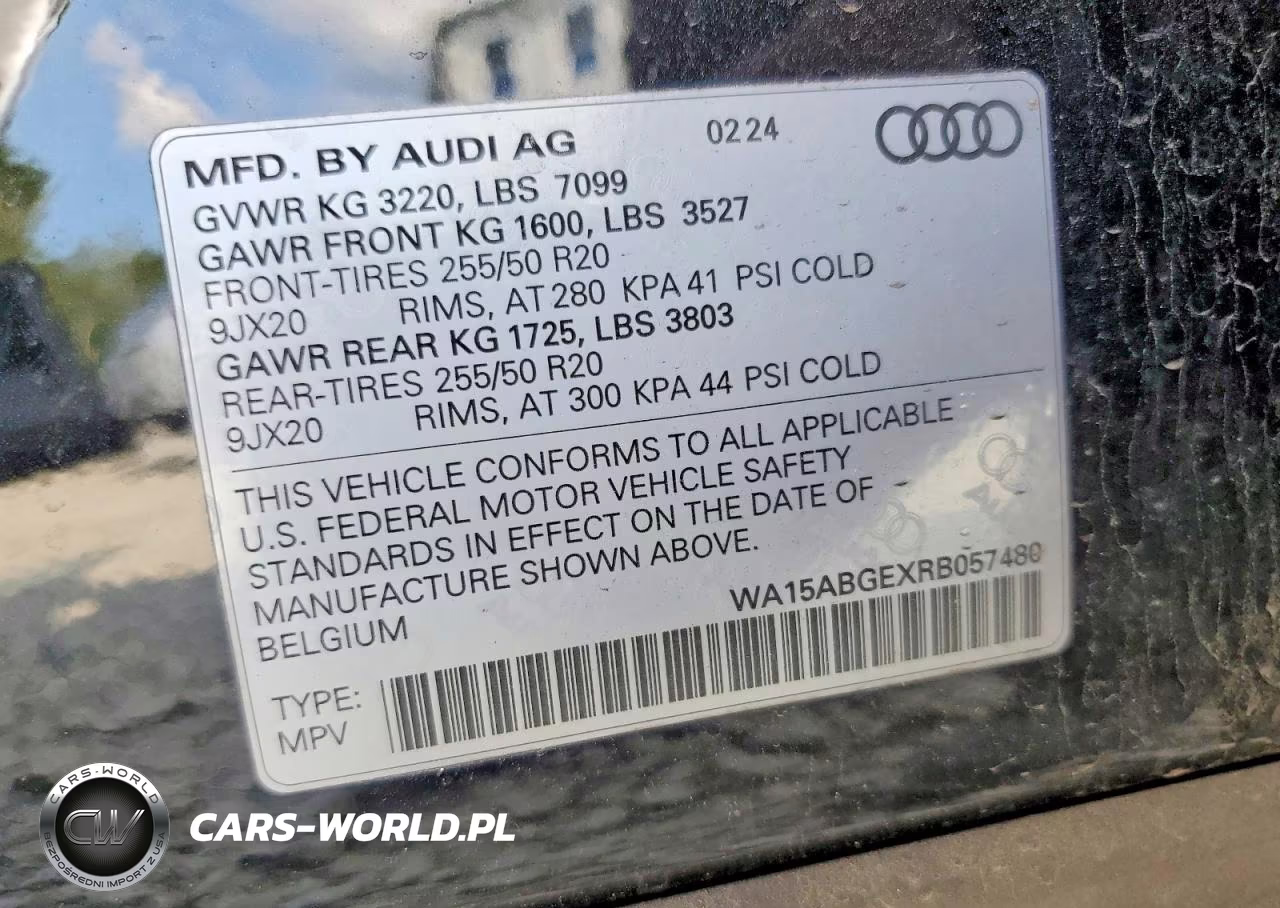 2024 Audi Q8 E-Tron Premium Plus VIN:WA15ABGEXRB057480 - 13