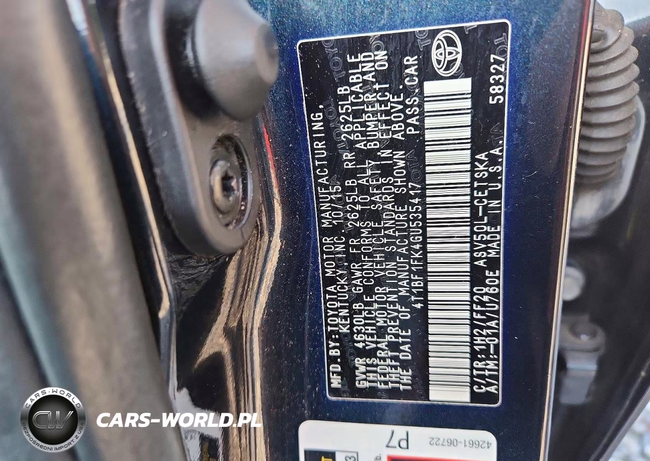 2016 Toyota Camry Se VIN:4T1BF1FK4GU535417 - 12