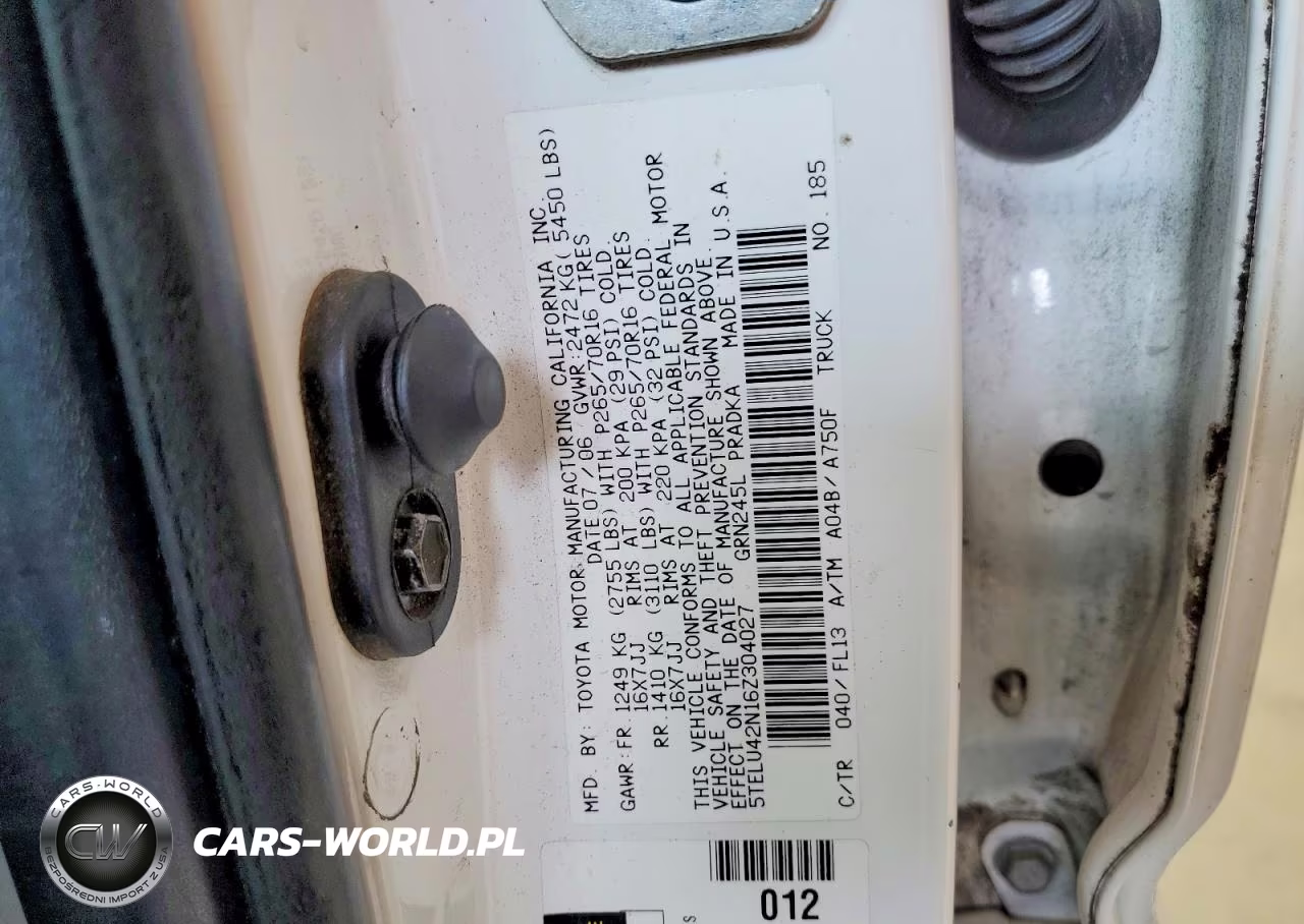2006 Toyota Tacoma V6 VIN:5TELU42N16Z304027 - 12
