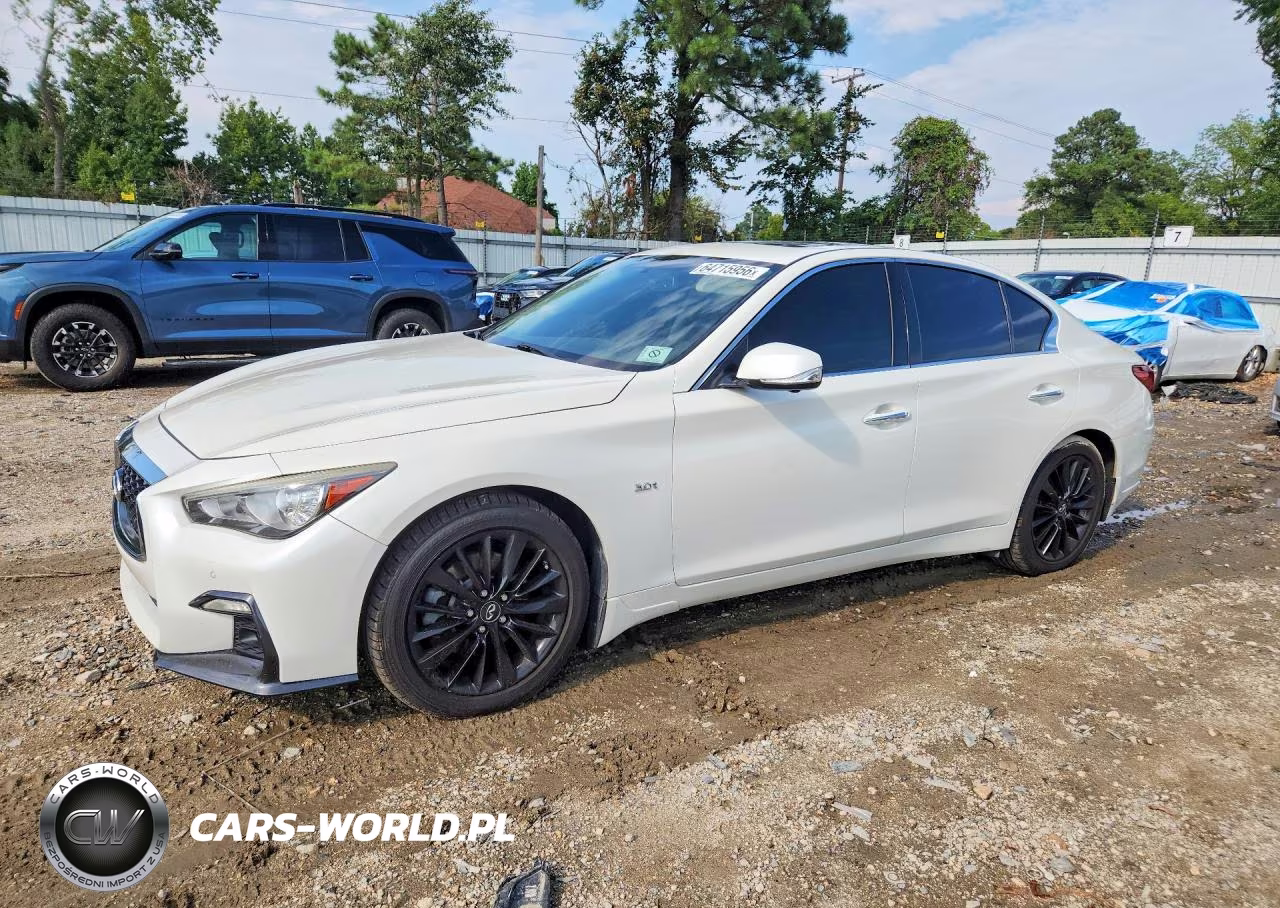2018 Infiniti Q50 3.0T Luxe VIN:JN1EV7AR8JM430126 - 1