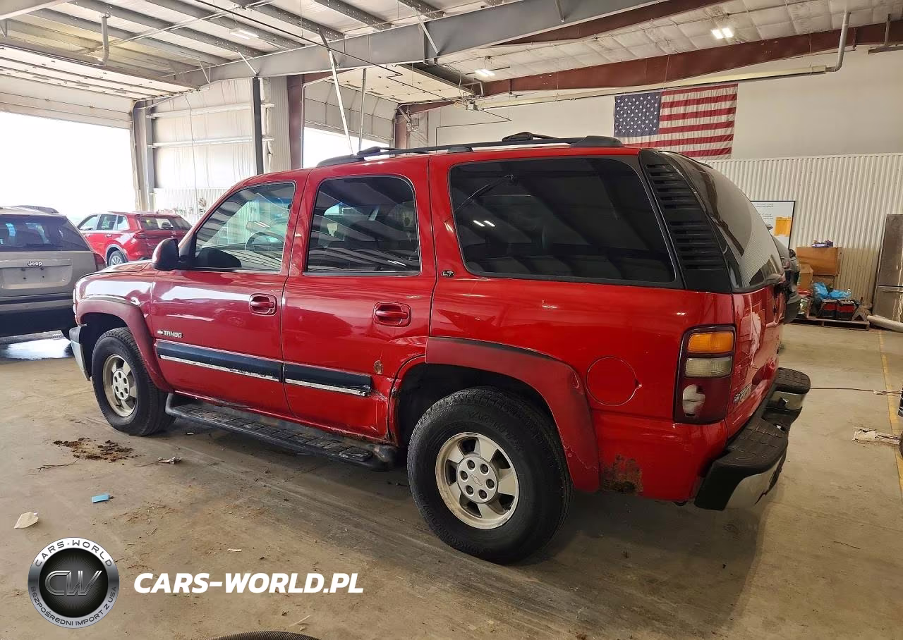 2001 Chevrolet Tahoe K1500 VIN:1GNEK13T61R117551 - 2