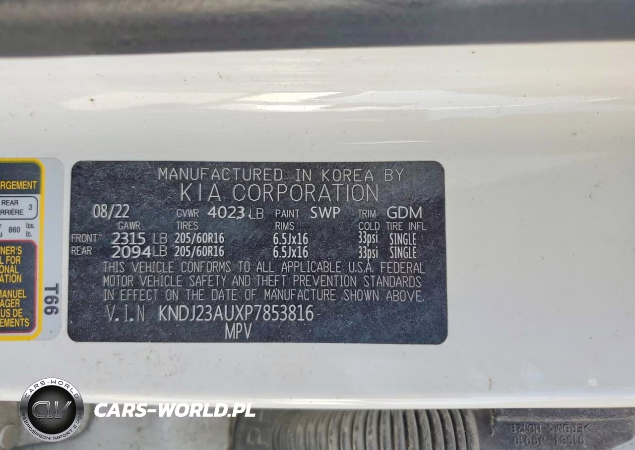 2023 Kia Soul Lx VIN:KNDJ23AUXP7853816 - 12