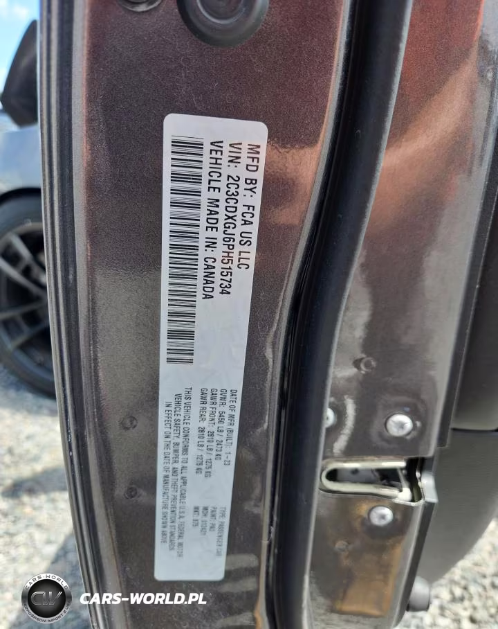 2023 Dodge Charger Scat Pack VIN:2C3CDXGJ6PH515734 - 12