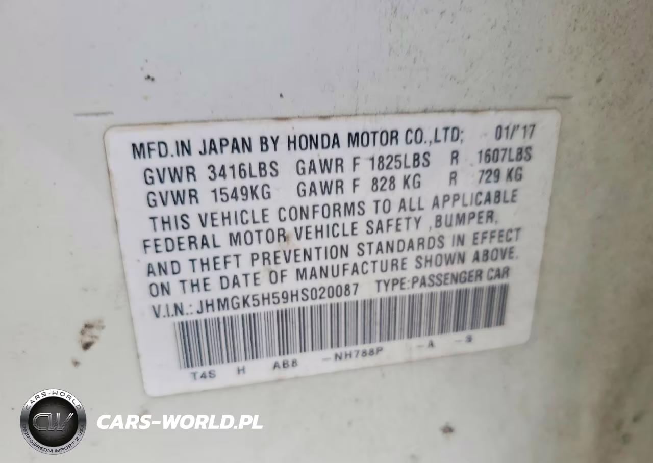 2017 Honda Fit Lx VIN:JHMGK5H59HS020087 - 12