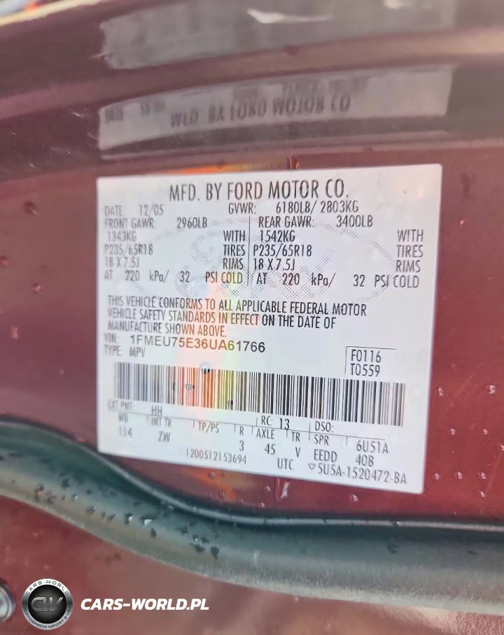 2006 Ford Explorer Limited VIN:1FMEU75E36UA61766 - 12