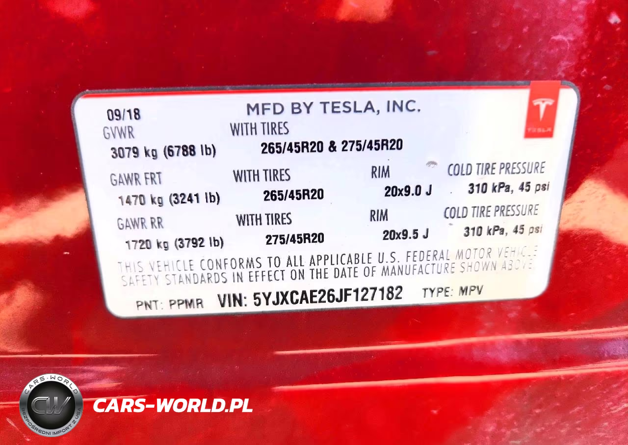 2018 Tesla Model X VIN:5YJXCAE26JF127182 - 14