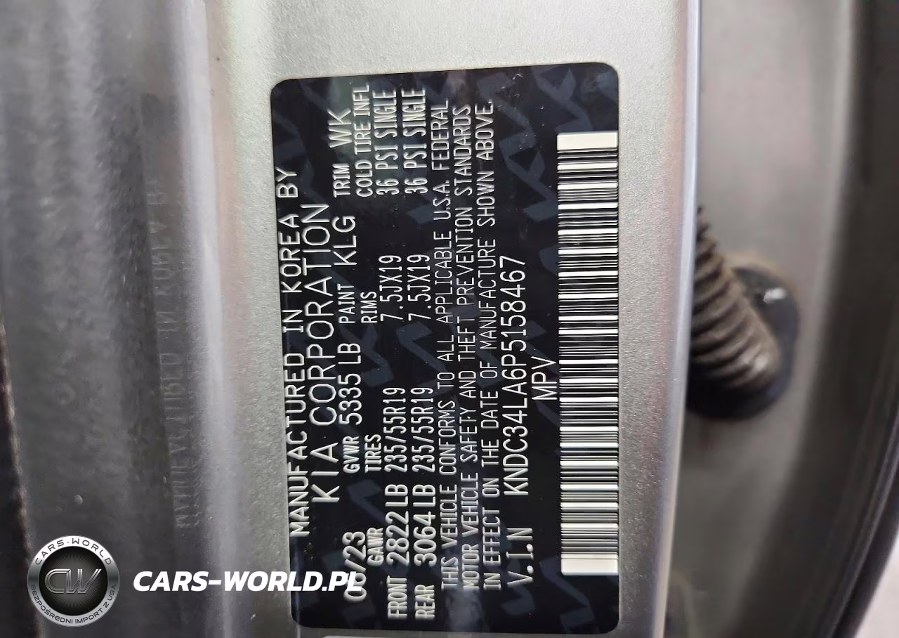 2023 Kia Ev6 Wind VIN:KNDC34LA6P5158467 - 12