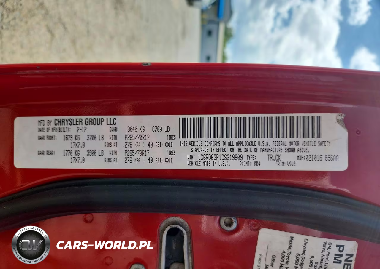 2012 Dodge Ram 1500 Slt VIN:1C6RD6GP1CS219809 - 13
