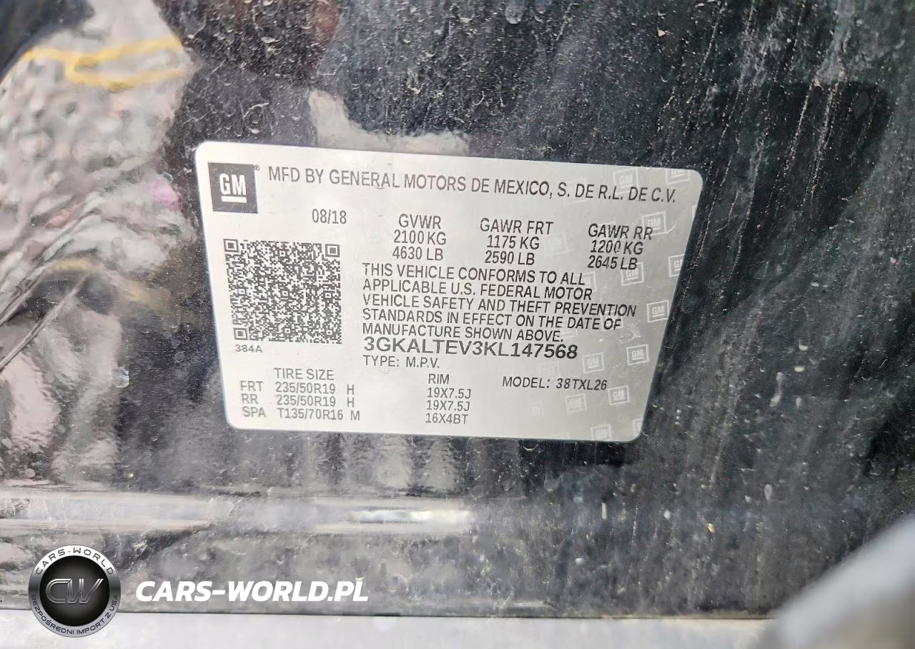 2019 GMC Terrain Sle VIN:3GKALTEV3KL147568 - 13