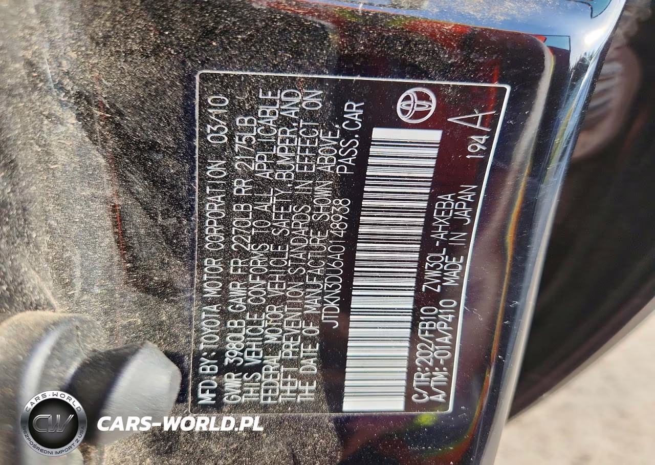 2010 Toyota Prius Iii VIN:JTDKN3DU6A0148938 - 12