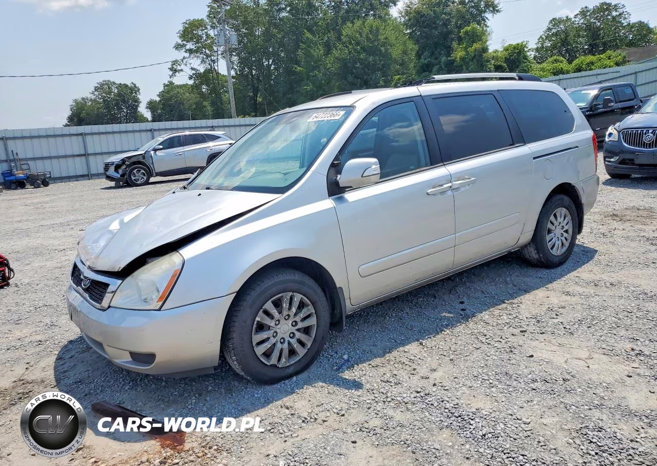 2012 Kia Sedona Lx VIN:KNDMG4C73C6499083 - 1