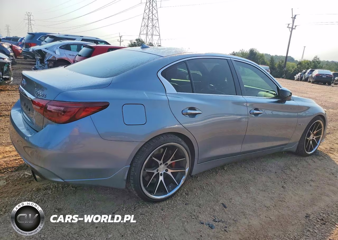 2018 Infiniti Q50 Red Sport 400 VIN:JN1FV7AP9JM461131 - 3