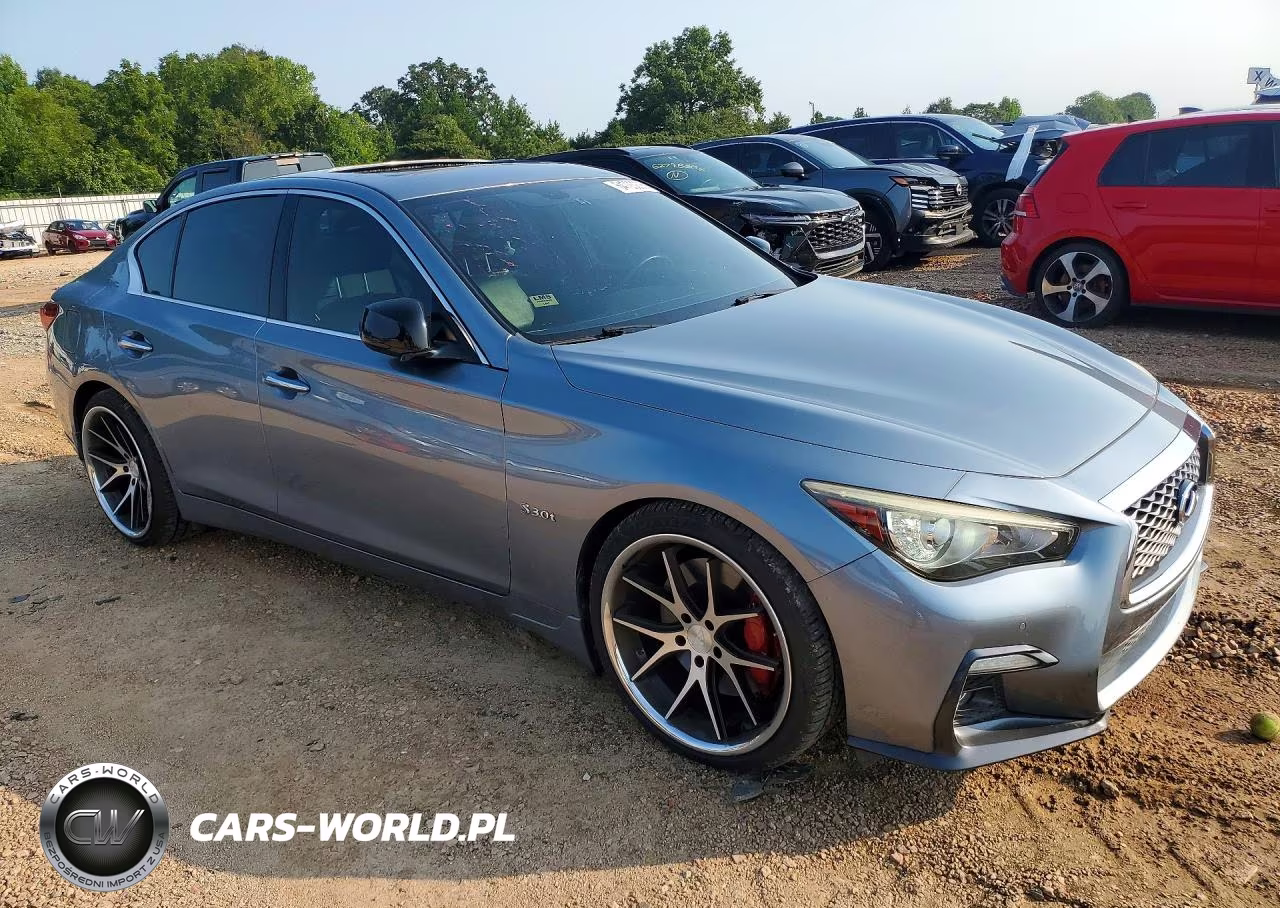 2018 Infiniti Q50 Red Sport 400 VIN:JN1FV7AP9JM461131 - 4