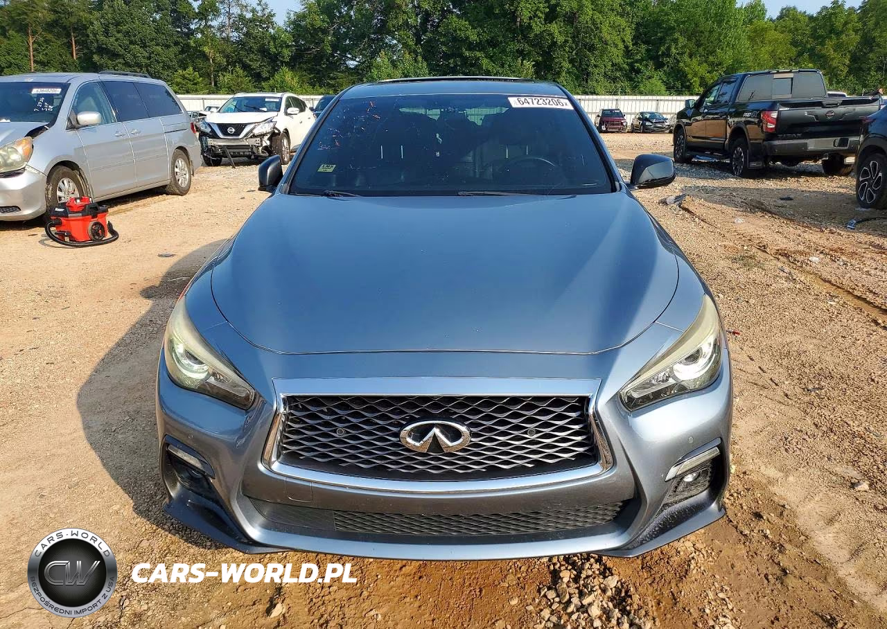 2018 Infiniti Q50 Red Sport 400 VIN:JN1FV7AP9JM461131 - 5