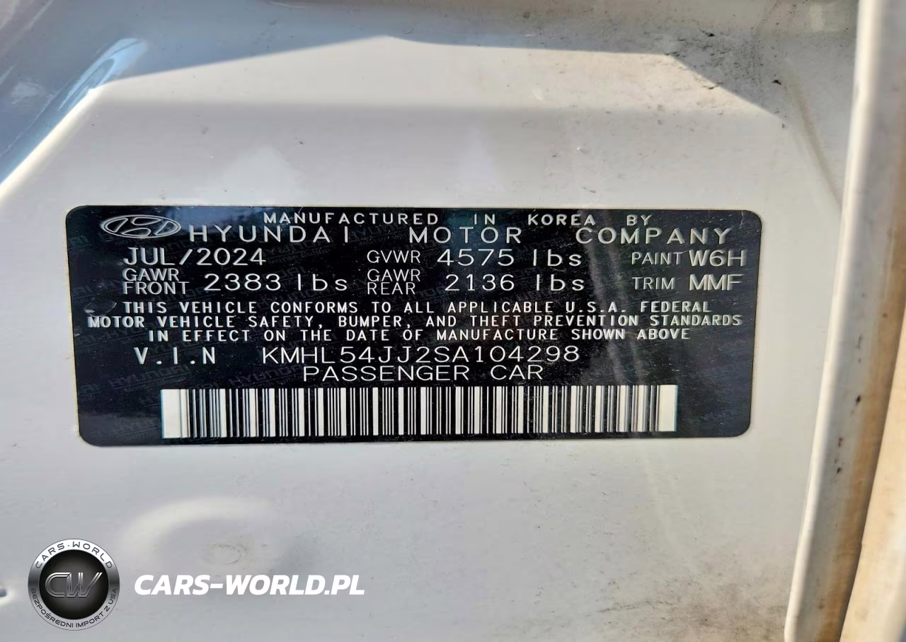 2025 Hyundai Sonata Hybrid Limited VIN:KMHL54JJ2SA104298 - 12