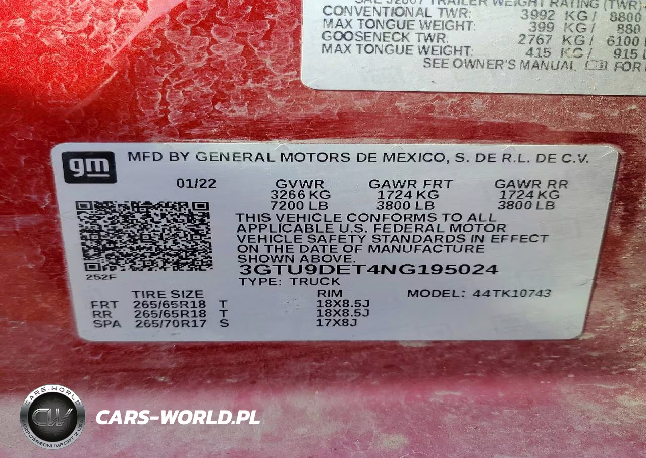 2022 GMC Sierra Limited K1500 Slt VIN:3GTU9DET4NG195024 - 12
