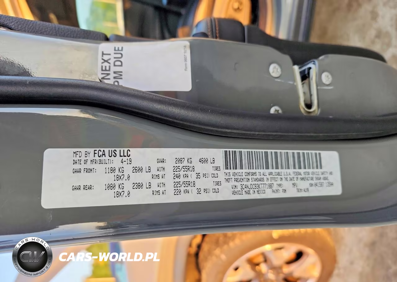 2019 Jeep Compass Limited VIN:3C4NJDCB3KT771887 - 13