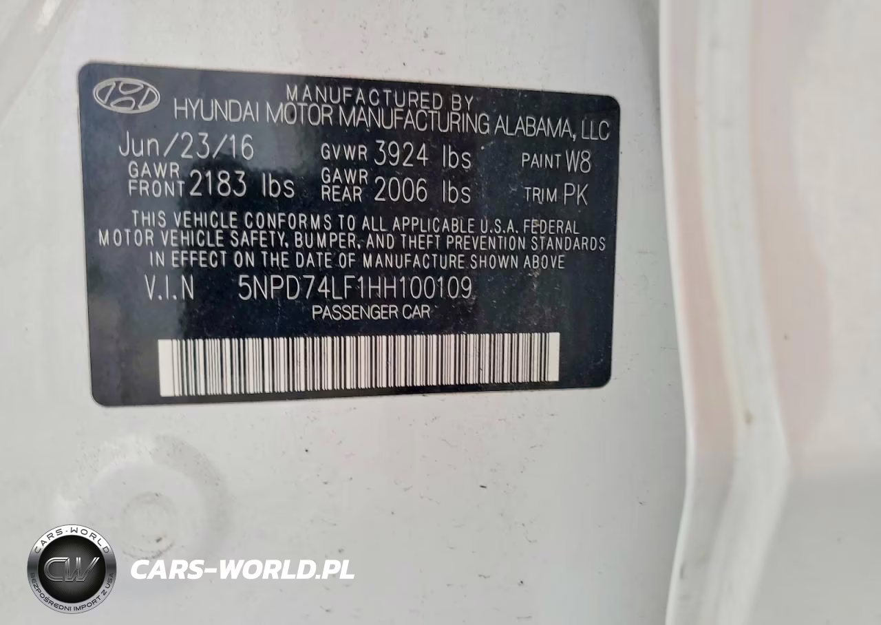 2017 Hyundai Elantra Se VIN:5NPD74LF1HH100109 - 13