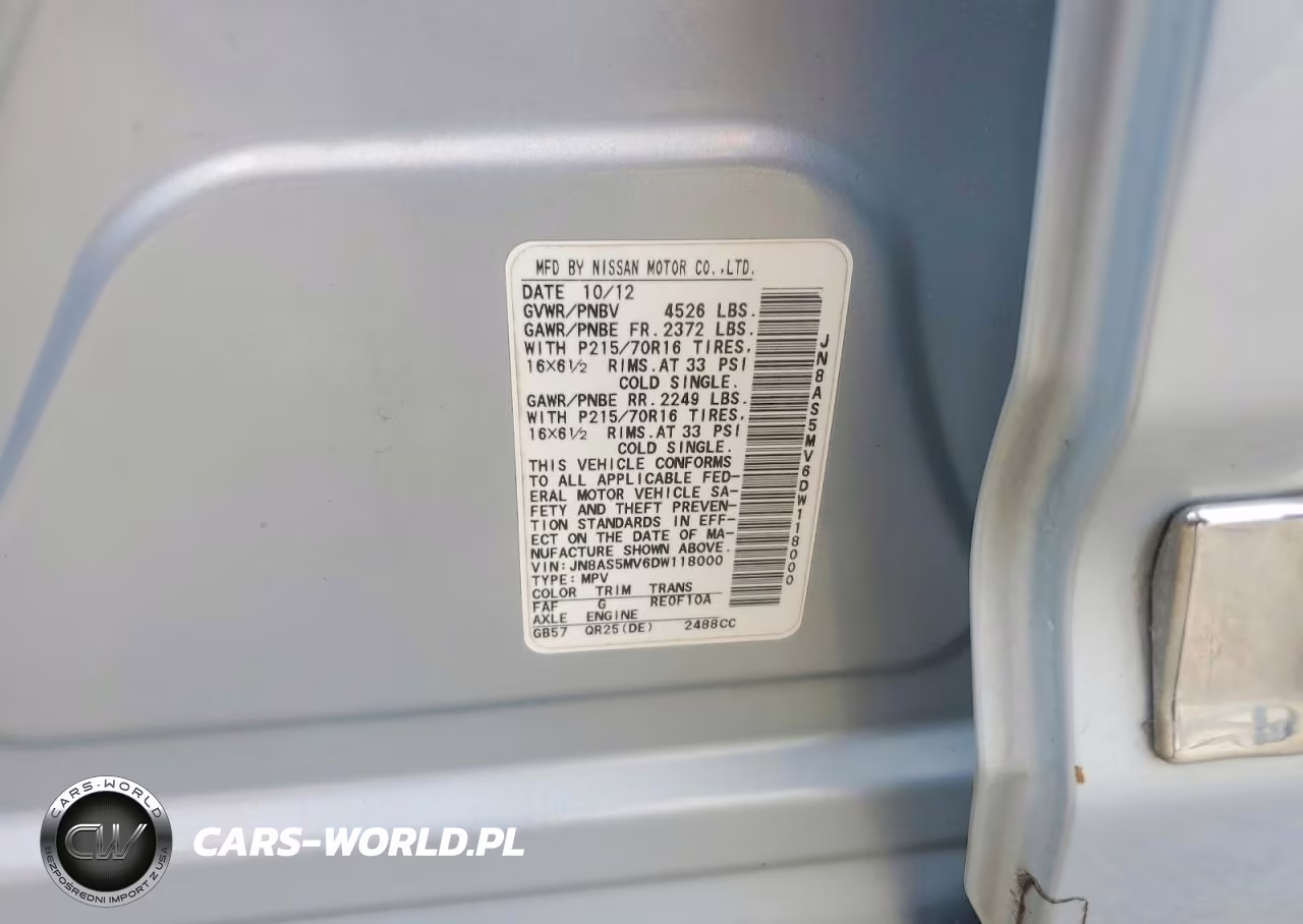 2013 Nissan Rogue S VIN:JN8AS5MV6DW118000 - 13