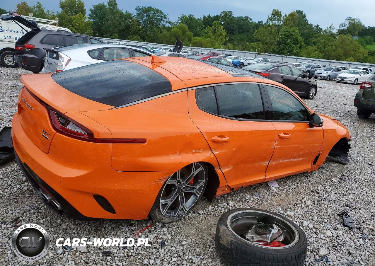 2020 Kia Stinger Gt2 VIN:KNAE55LC5L6075639 - 3