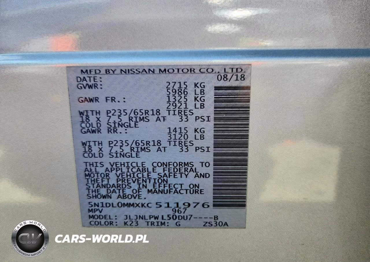 2019 Infiniti Qx60 Pure VIN:5N1DL0MMXKC511976 - 13