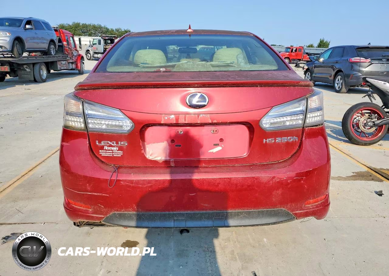 2010 Lexus Hs 250H VIN:JTHBB1BA1A2025010 - 6