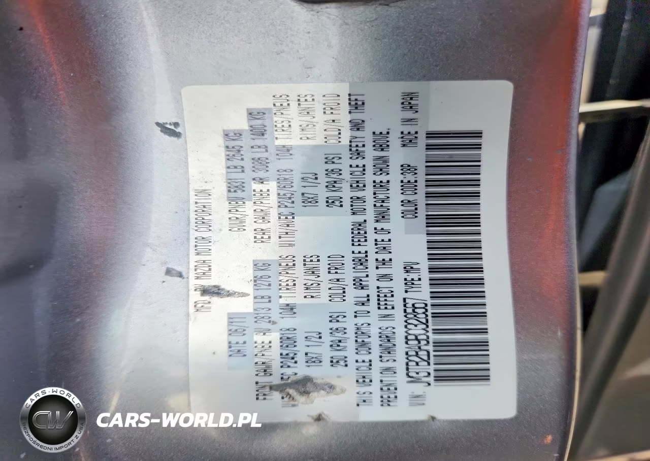 2011 Mazda Cx-9 VIN:JM3TB2BA9B0328567 - 13