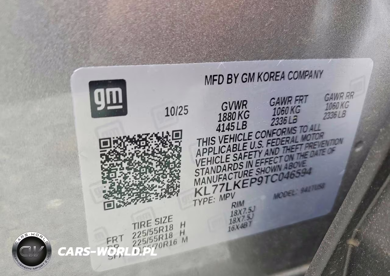 2026 Chevrolet Trax Activ VIN:KL77LKEP9TC046594 - 13