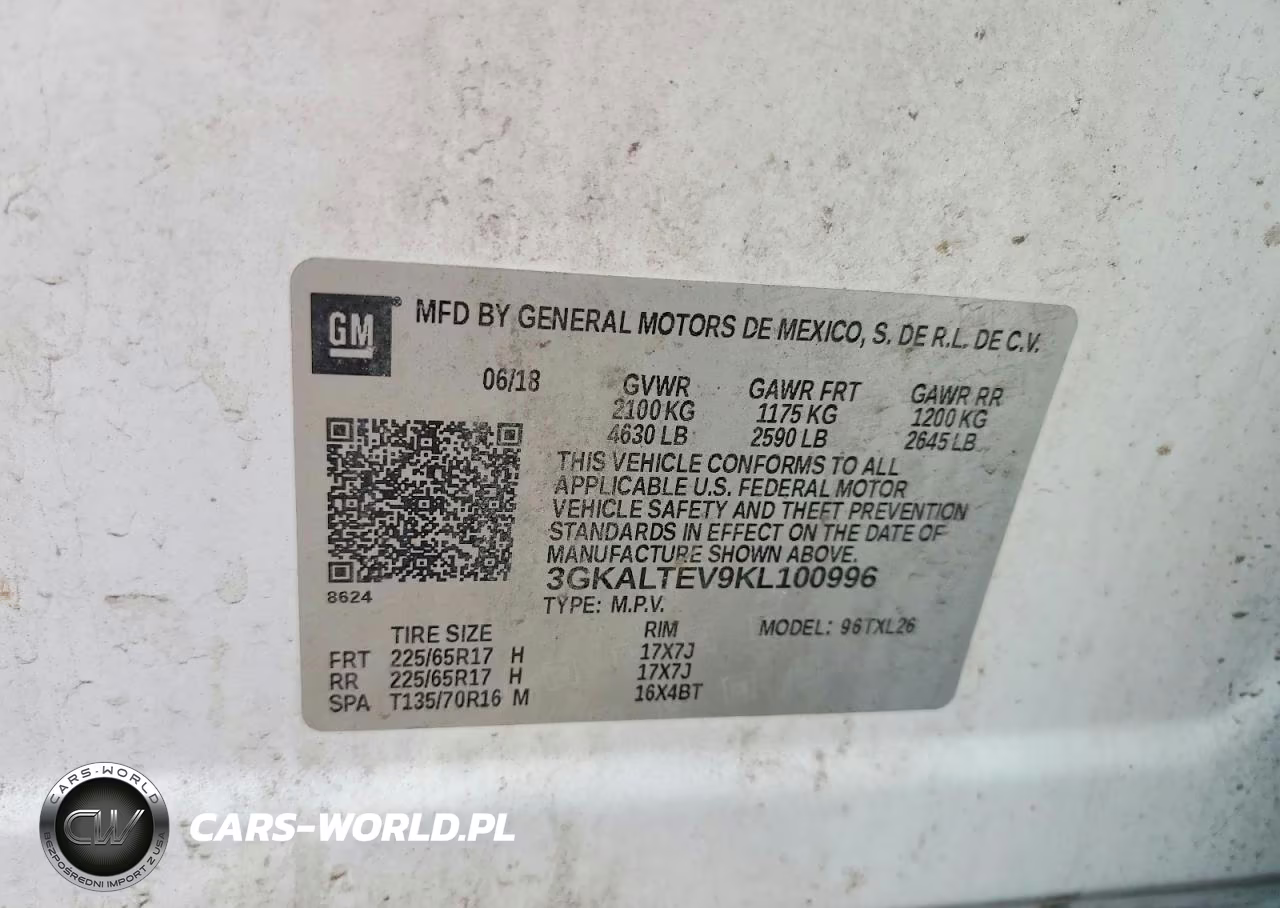 2019 GMC Terrain Sle VIN:3GKALTEV9KL100996 - 14