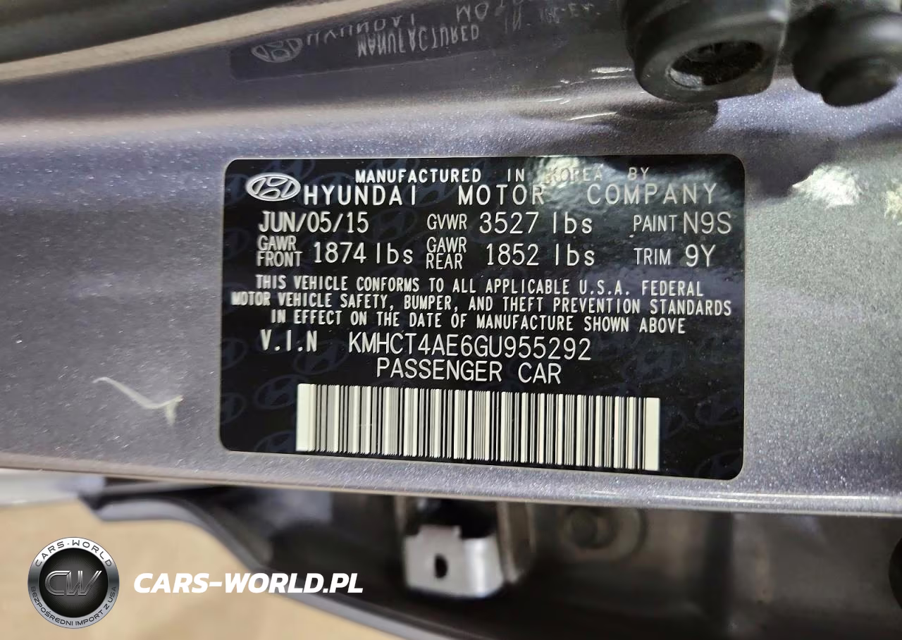 2016 Hyundai Accent Se VIN:KMHCT4AE6GU955292 - 12