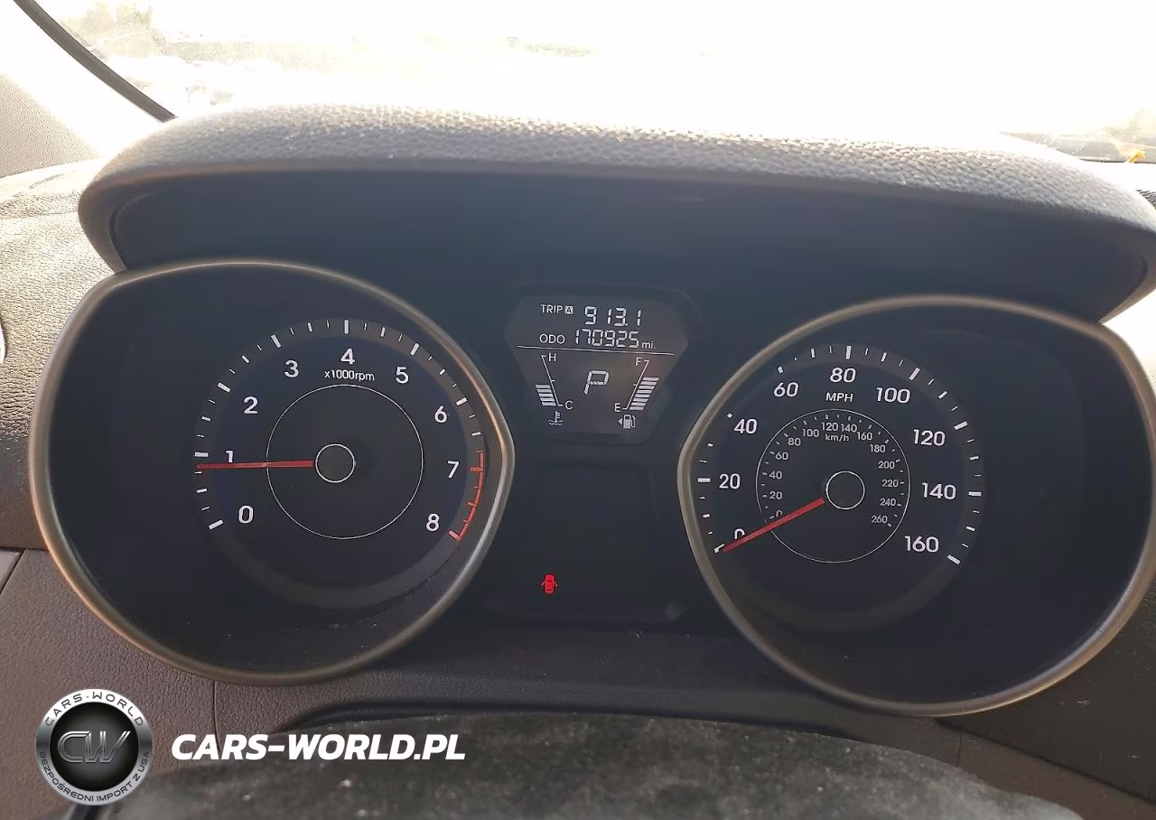 2013 Hyundai Elantra Gls VIN:5NPDH4AE4DH423703 - 9