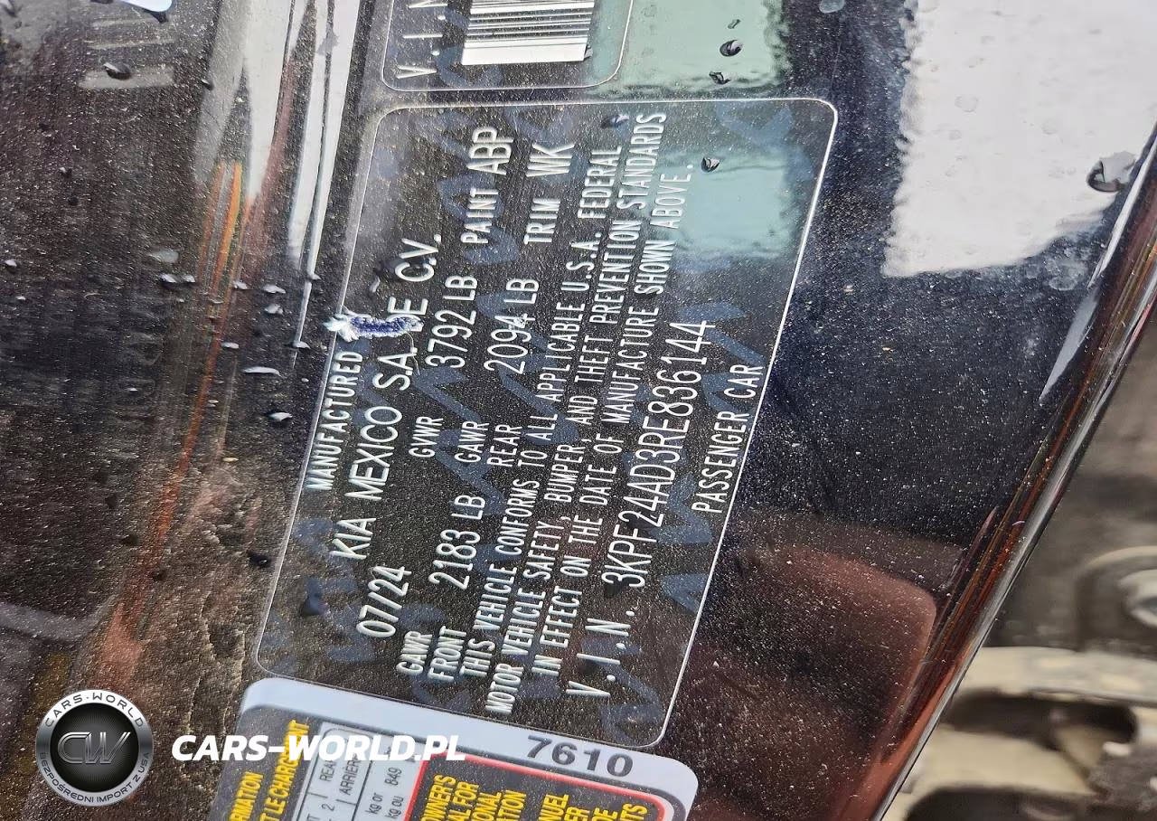 2024 Kia Forte Lxs VIN:3KPF24AD3RE836144 - 13