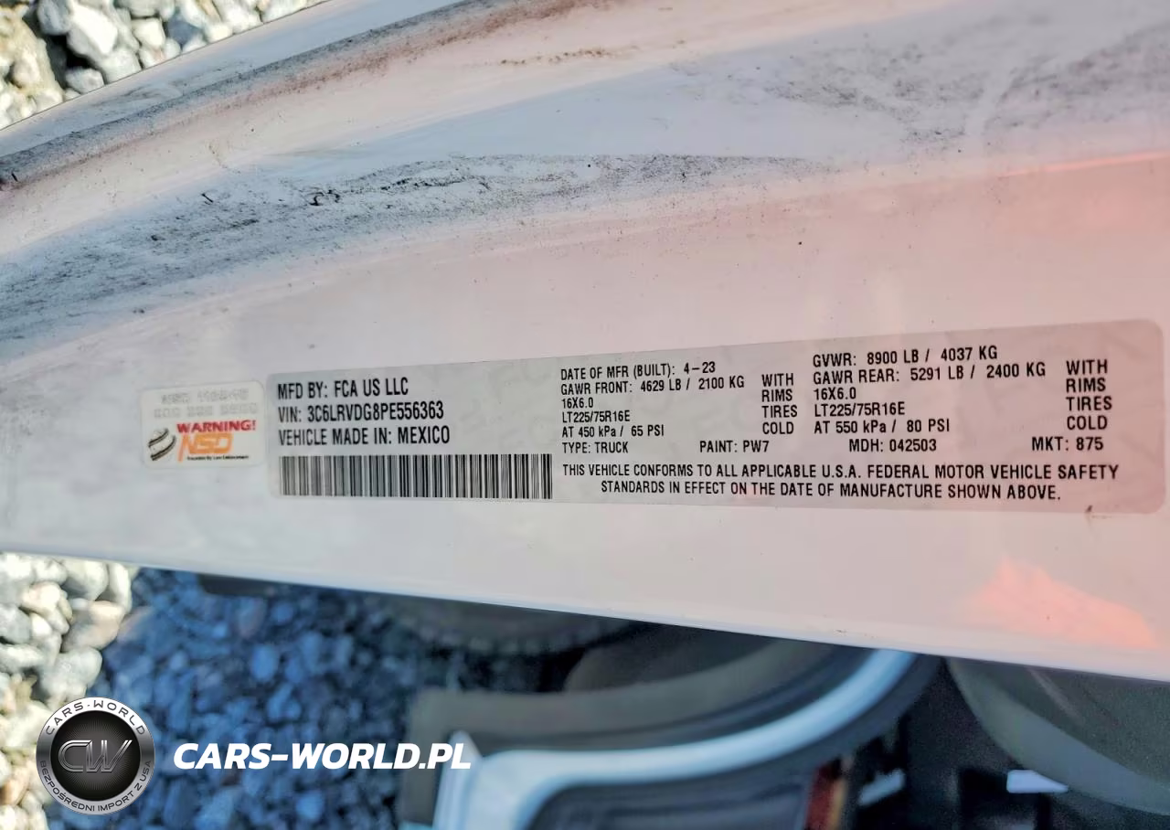 2023 Ram Promaster 2500 2500 High VIN:3C6LRVDG8PE556363 - 14