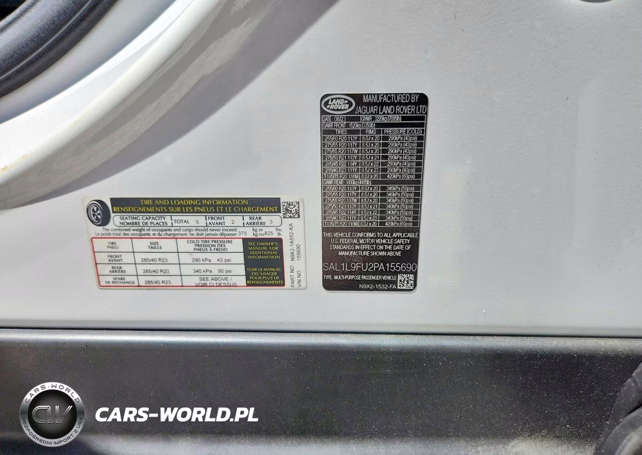 2023 Land Rover Range Rover Sport Dynamic Se VIN:SAL1L9FU2PA155690 - 14