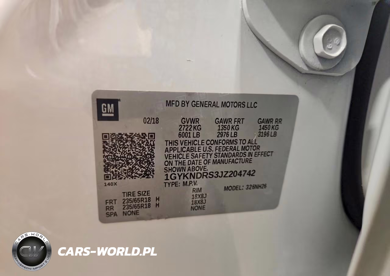 2018 Cadillac Xt5 Luxury VIN:1GYKNDRS3JZ204742 - 13
