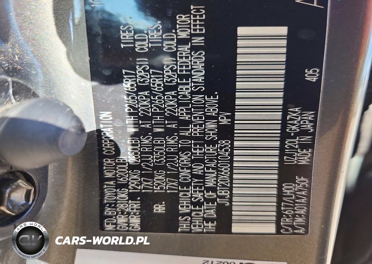 2006 Lexus Gx 470 VIN:JTJBT20X660104538 - 12