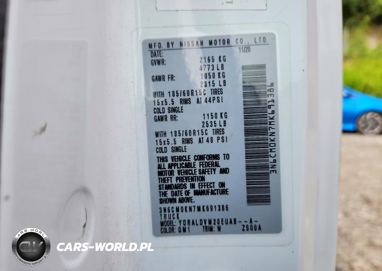 2021 Nissan Nv200 S VIN:3N6CM0KN7MK691386 - 14