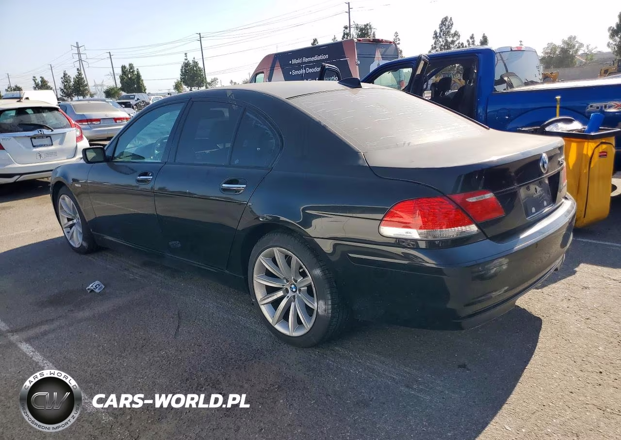 2007 BMW 750 I VIN:WBAHL83547DT09339 - 2